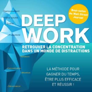 Livre de Cal Newport : Deep work : retrouver la concentration dans un monde de distractions