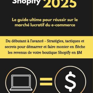 Livre de Brad V. Guy : Dropshipping Shopify 2025