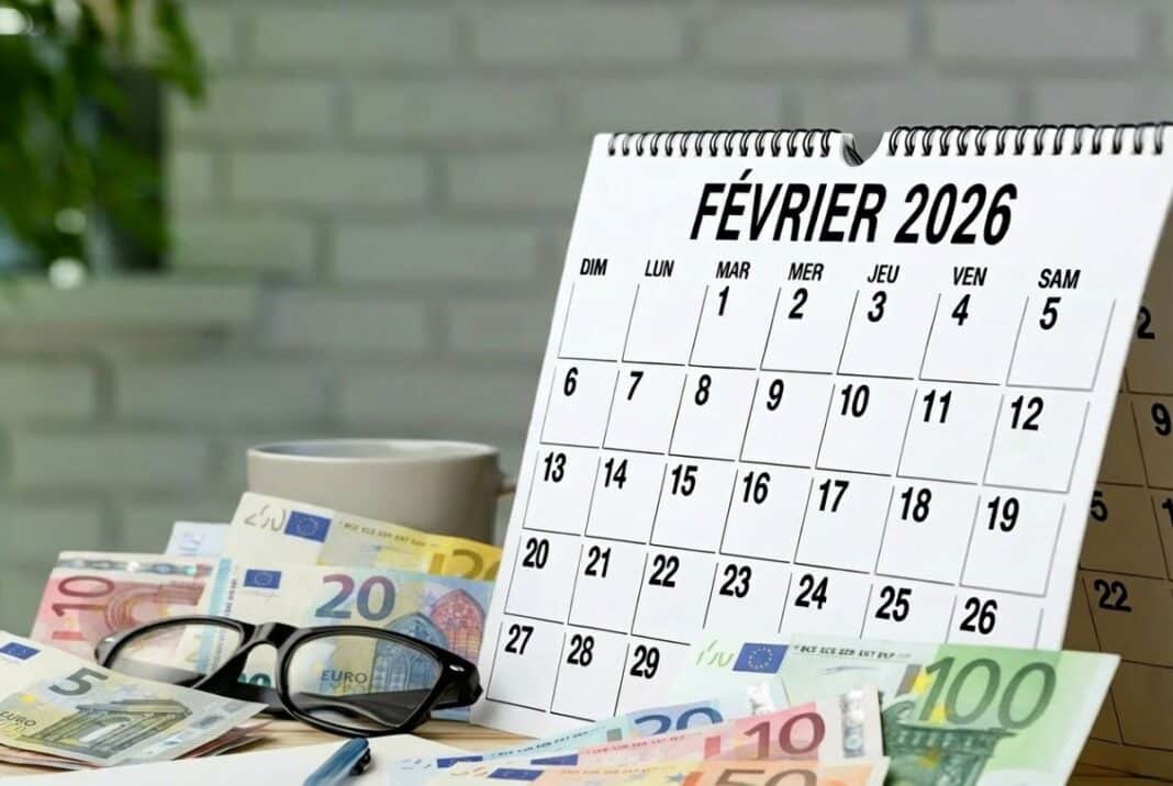 calendrier versements fevrier 2026